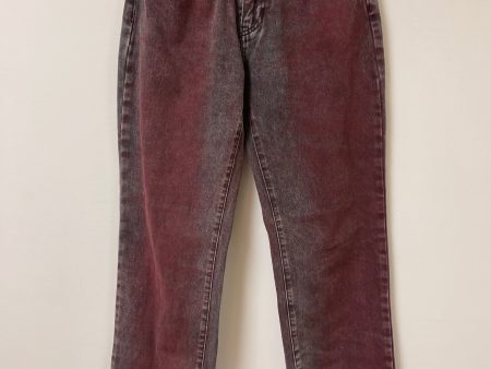 Jeans Boyfriend By Clothes Mentor In Red, Size: 4 Cheap