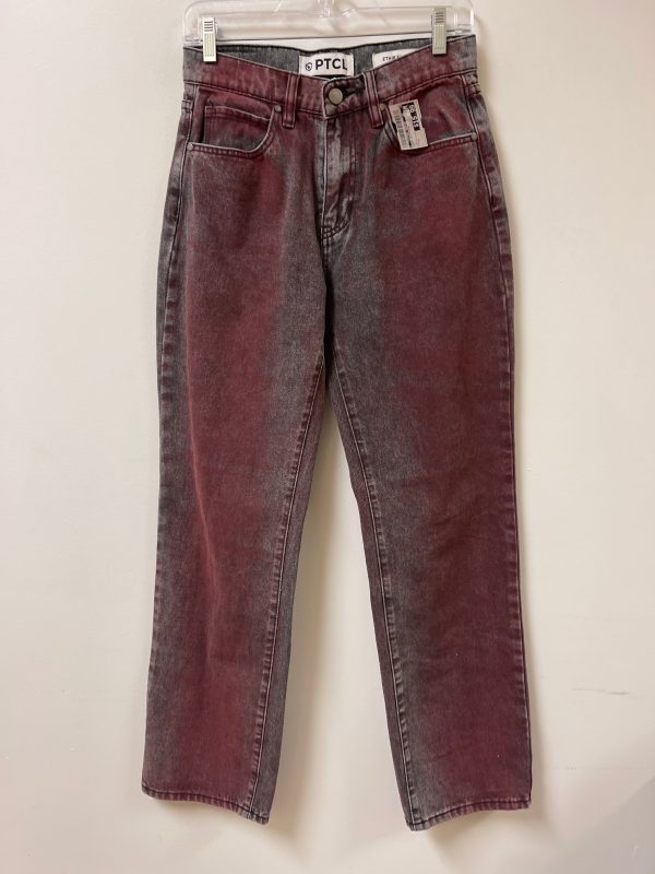 Jeans Boyfriend By Clothes Mentor In Red, Size: 4 Cheap