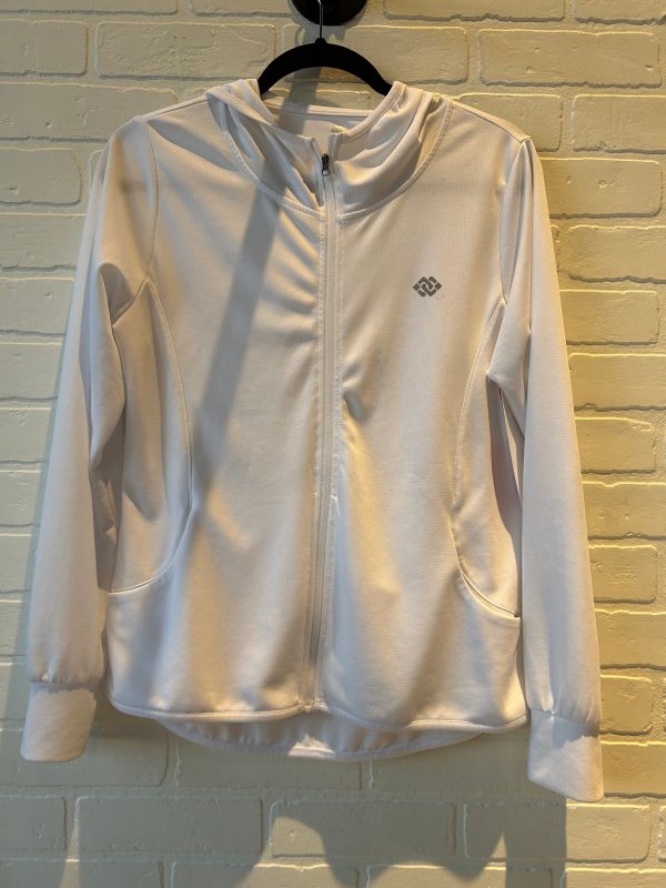 Athletic Jacket By MOFIZ In White, Size: M Sale