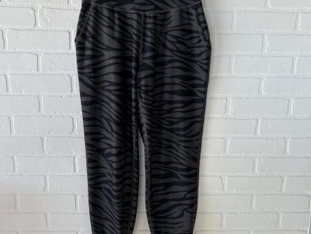 Athletic Pants By Old Navy In Black & Grey, Size: 8 For Sale