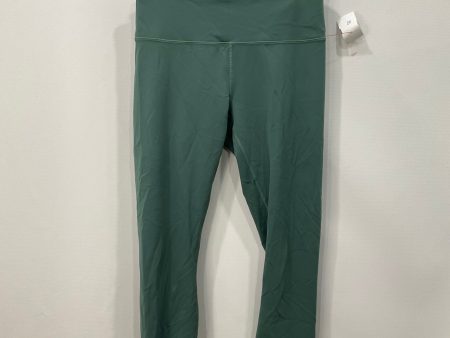 Athletic Capris By Lululemon In Green, Size: 10 For Discount