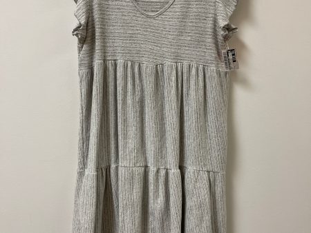 Dress Casual Midi By Caution To The Wind In Grey, Size: S Discount