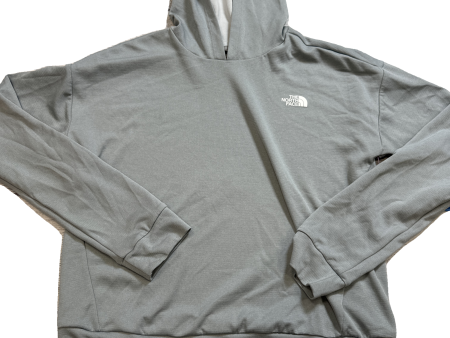 Athletic Sweatshirt Hoodie By The North Face In Grey, Size: M Discount