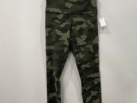 Athletic Capris By Lululemon In Camouflage Print, Size: 8 Supply