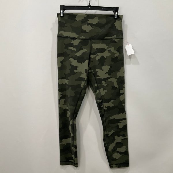 Athletic Capris By Lululemon In Camouflage Print, Size: 8 Supply