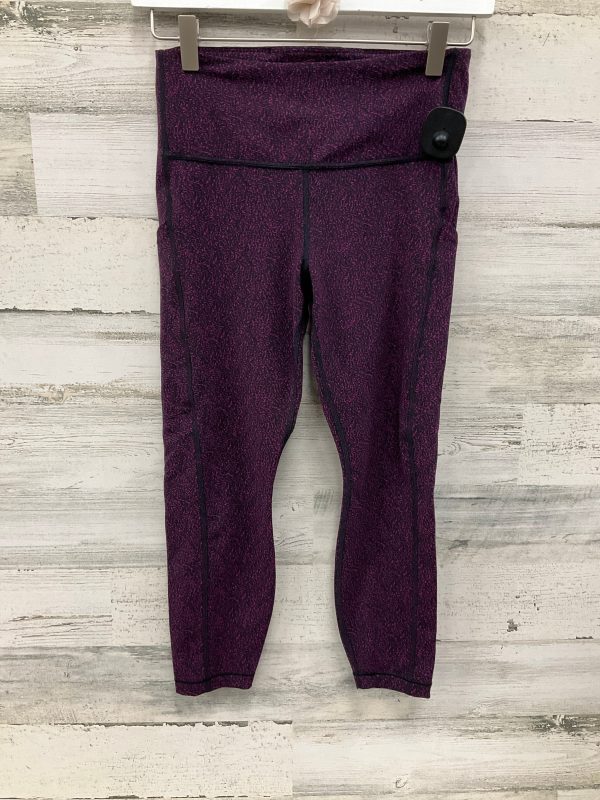 Athletic Leggings By Athleta In Purple, Size: S For Discount