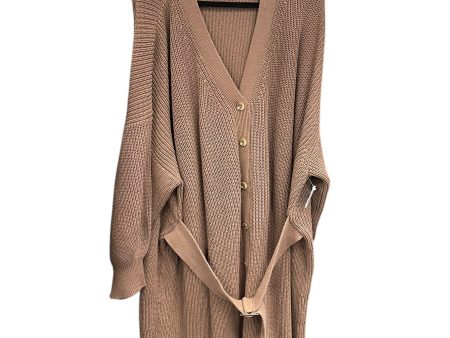 Dress Sweater By Anthropologie In Brown, Size: 3x Cheap