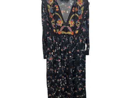 Dress Casual Maxi By Zara Women In Navy, Size: L on Sale