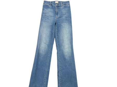 Jeans Designer By Alice + Olivia In Blue Denim, Size:0 on Sale