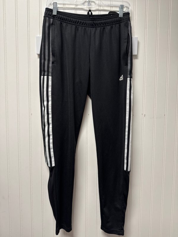 Athletic Pants By Adidas In Black & White, Size: S Online Sale