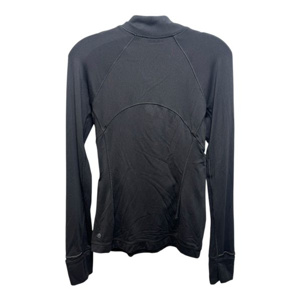 Athletic Top Long Sleeve Crewneck By Lululemon In Black, Size: 8 Sale