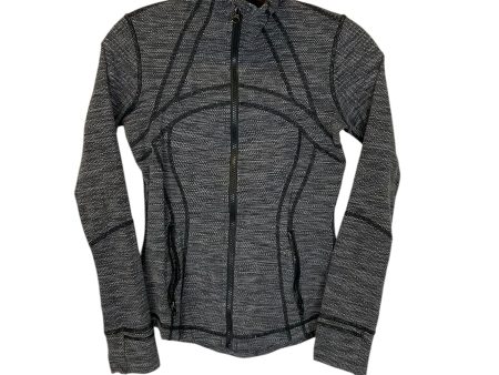 Athletic Jacket By Lululemon In Grey For Sale