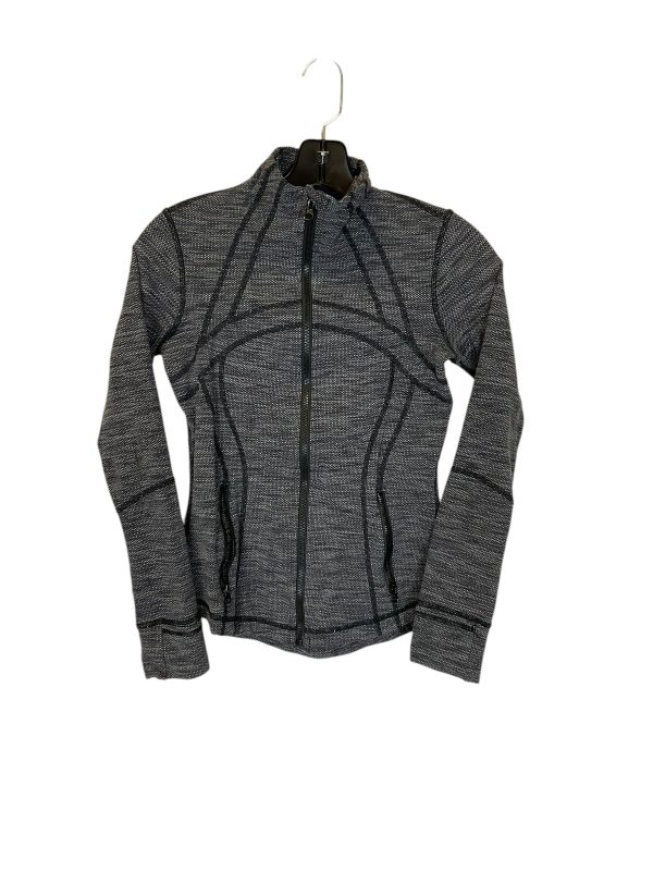 Athletic Jacket By Lululemon In Grey For Sale