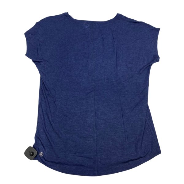 Athletic Top Short Sleeve By Gaiam In Blue, Size: Xl Online Sale