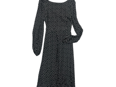 Dress Casual Midi By Anthropologie In Polkadot Pattern, Size: 4 Hot on Sale