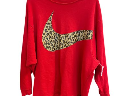 Athletic Sweatshirt Crewneck By Nike Apparel In Red, Size: Xl on Sale