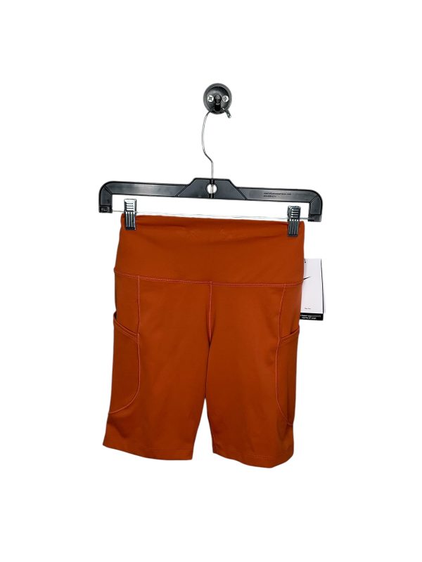 Athletic Shorts By Nike Apparel In Orange, Size: M Cheap