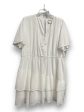 Dress Casual Short By Clothes Mentor In White, Size: 2x For Discount