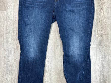 Jeans Straight By Silver In Blue Denim, Size: 20 Discount