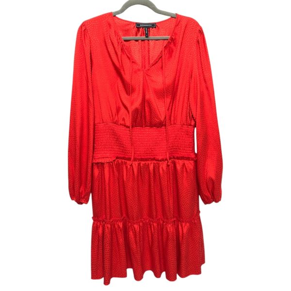 Dress Casual Short By Bcbgmaxazria In Red, Size:L Sale