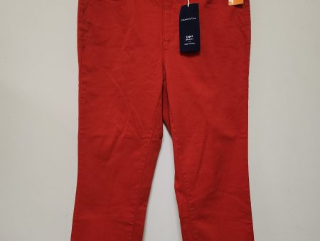 Jeans Cropped By Charter Club In Red, Size: 8 Fashion