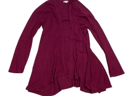 Cardigan By J. Jill In Purple, Size: Xl Online