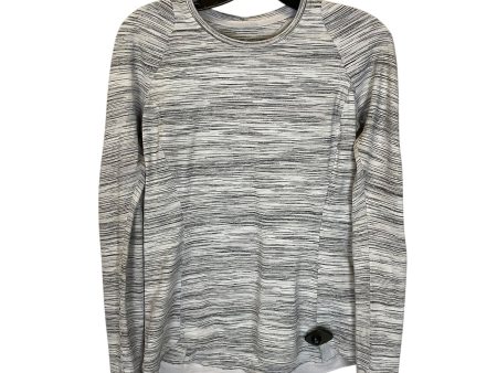 Athletic Top Long Sleeve Crewneck By Lululemon In Grey, Size: 8 Online now