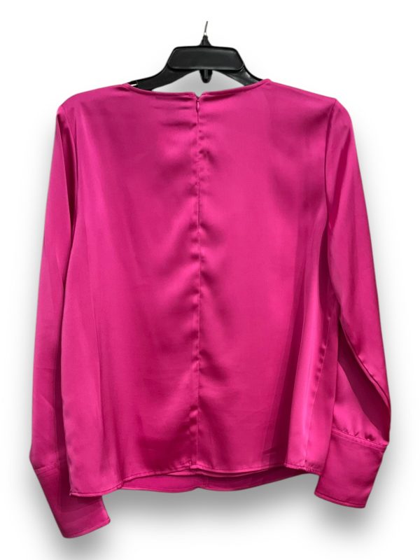 Blouse Long Sleeve By Halogen In Pink, Size: S Online Hot Sale