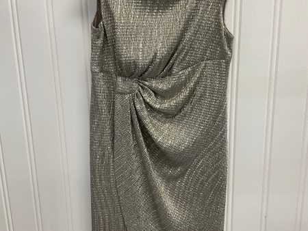 Dress Party Midi By Connected Apparel In Gold, Size: L Hot on Sale