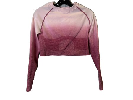 Athletic Top Long Sleeve Crewneck By Fashion Nova In Pink, Size: L Online Hot Sale