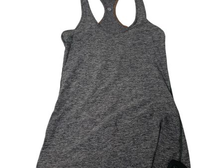 Athletic Tank Top By Lululemon In Grey, Size: M on Sale