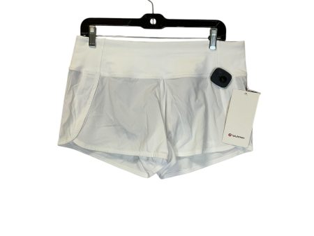 Athletic Shorts By Lululemon In White, Size: 8 Online now