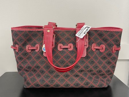 Handbag Designer By Dooney And Bourke In Black & Red, Size:Large Online now