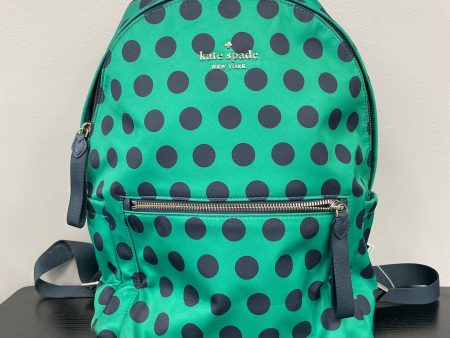 Backpack Designer By Kate Spade In Polkadot Pattern, Size:Large on Sale