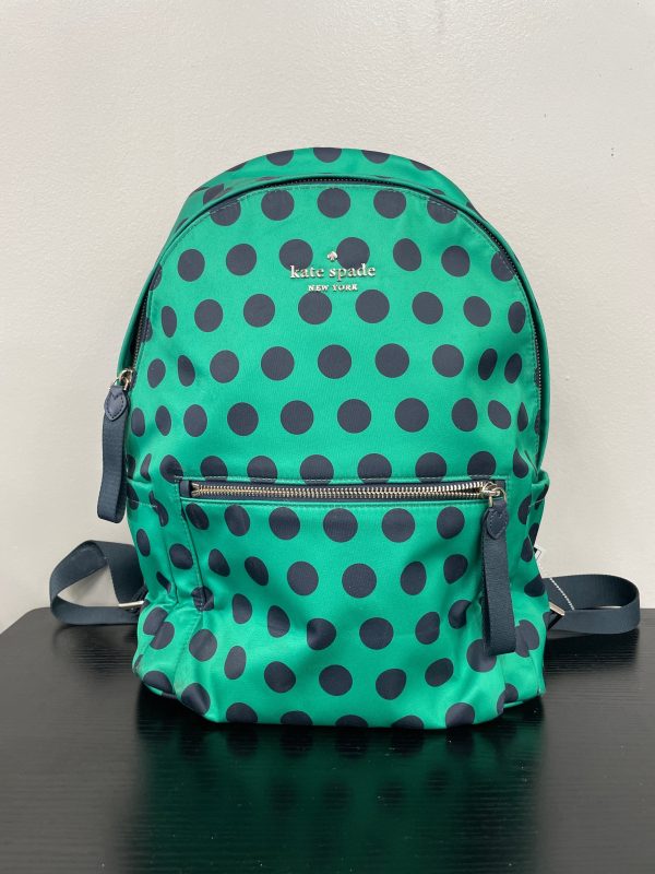 Backpack Designer By Kate Spade In Polkadot Pattern, Size:Large on Sale