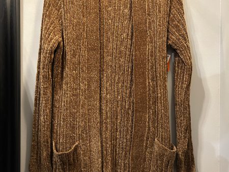 Sweater Cardigan By Matty M In Brown, Size: M Supply