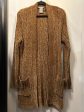 Sweater Cardigan By Matty M In Brown, Size: M Supply