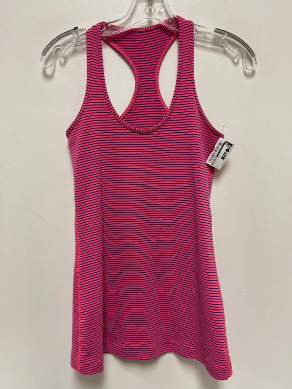 Athletic Tank Top By Lululemon In Striped Pattern, Size: S Discount