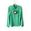 Athletic Top Ls Collar By San Soleil In Green, Size:L Fashion