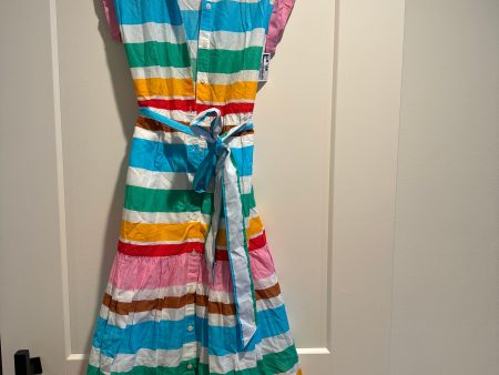 Dress Casual Maxi By J. Crew In Rainbow Print, Size: 0 Hot on Sale