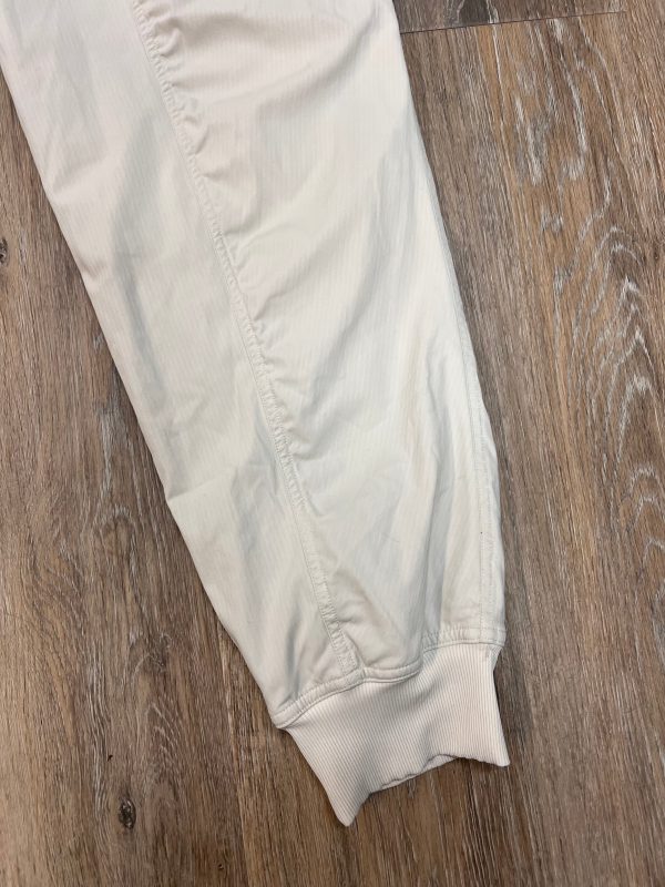 Athletic Pants By Lululemon In Cream, Size: 12 Online Hot Sale