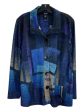 Blouse Long Sleeve By Ali Miles In Blue, Size: M For Discount