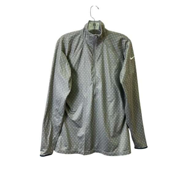 Athletic Top Ls Collar By Nike Apparel In Green, Size:Xl Online now