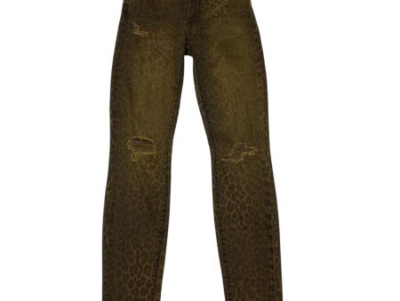 Jeans Skinny By Black Orchid In Animal Print, Size: 2 Online