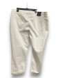 Jeans Cropped By Banana Republic In White Denim, Size: 20 Online