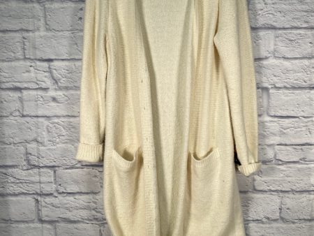 Sweater Cardigan By Pilcro In Cream, Size: L For Discount