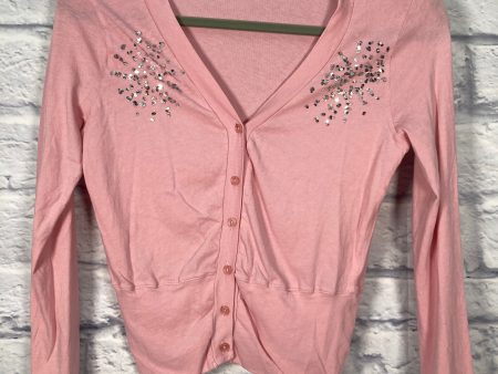 Cardigan By Velvet In Pink, Size: L on Sale