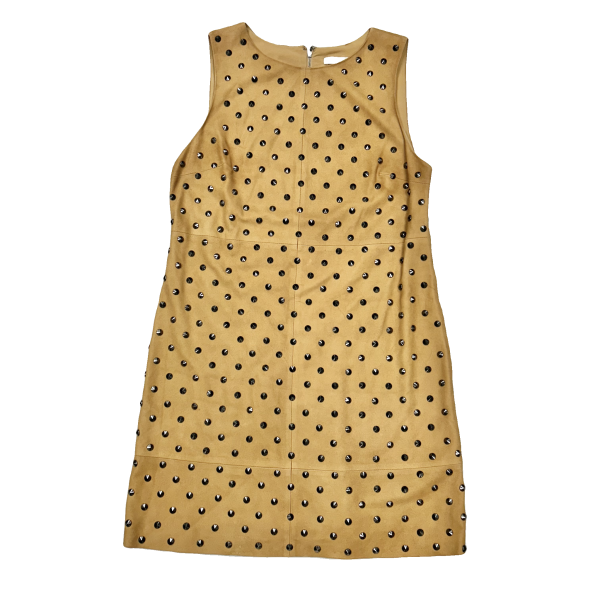 Dress Designer By Alice + Olivia In Tan & Silver, Size: M Online Sale