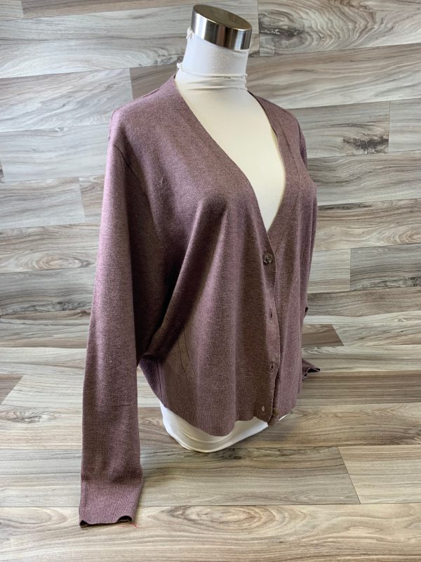 Cardigan By A New Day In Brown, Size: L Discount