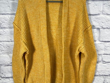 Sweater Cardigan By Free People In Yellow, Size: L Online